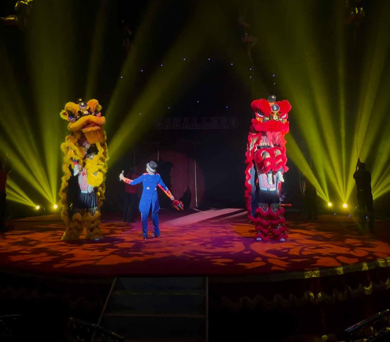 Sacred Lions performing