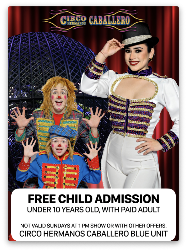 Circo Hermanos Caballero Free Kids Coupon Circo Hermanos Caballero Free Kids Coupon